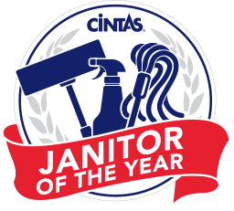 Janitor of the Year contest logo