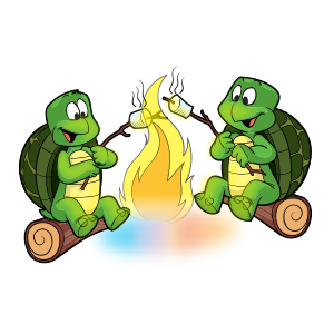 turtles campfire