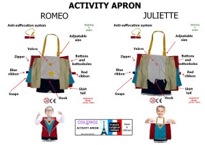 Romeo and Juliette Aprons